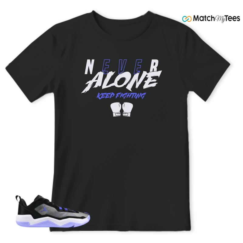 NIKE JORDAN ONE TAKE 4 PF PURPLE BLACK SNEAKER Matching Tees t-shirt