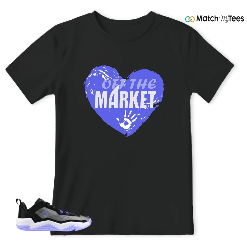 NIKE JORDAN ONE TAKE 4 PF PURPLE BLACK SNEAKER Matching Tees t-shirt