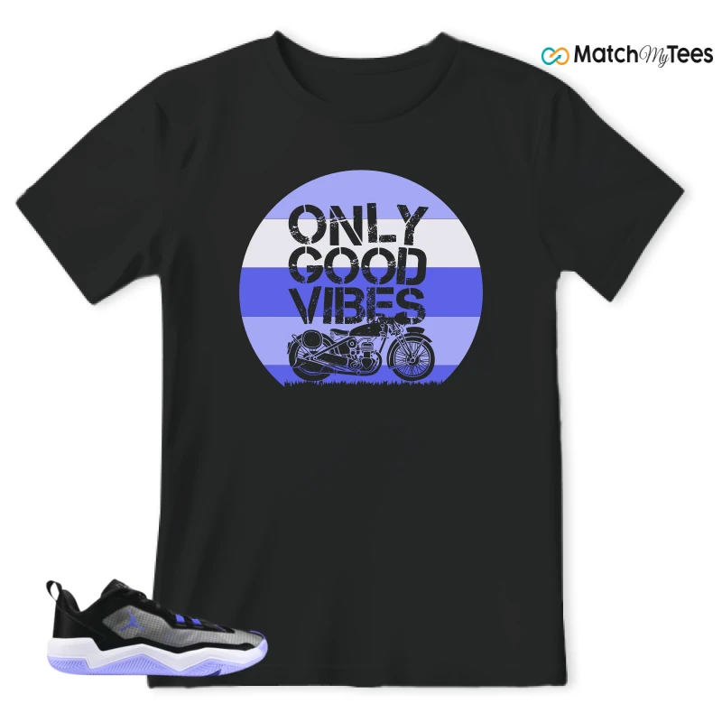 NIKE JORDAN ONE TAKE 4 PF PURPLE BLACK SNEAKER Matching Tees t-shirt