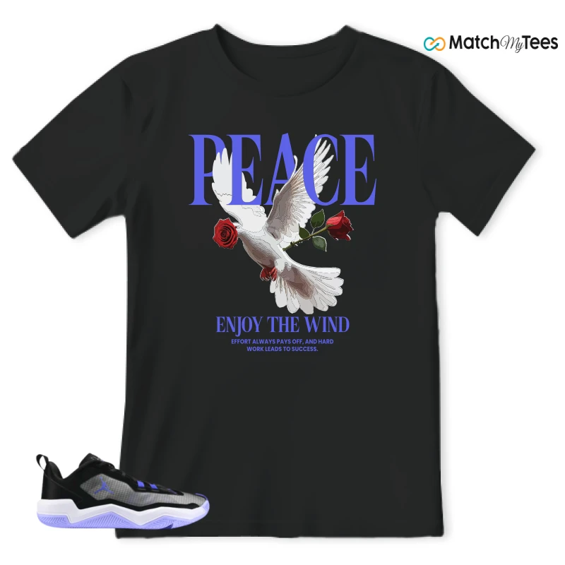 NIKE JORDAN ONE TAKE 4 PF PURPLE BLACK SNEAKER Matching Tees t-shirt