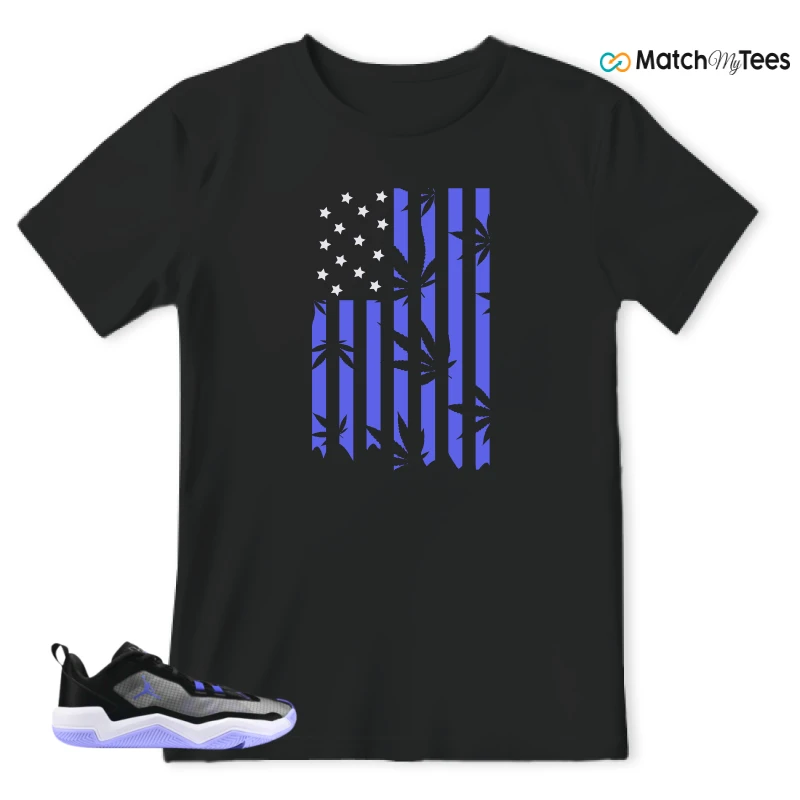 NIKE JORDAN ONE TAKE 4 PF PURPLE BLACK SNEAKER Matching Tees t-shirt
