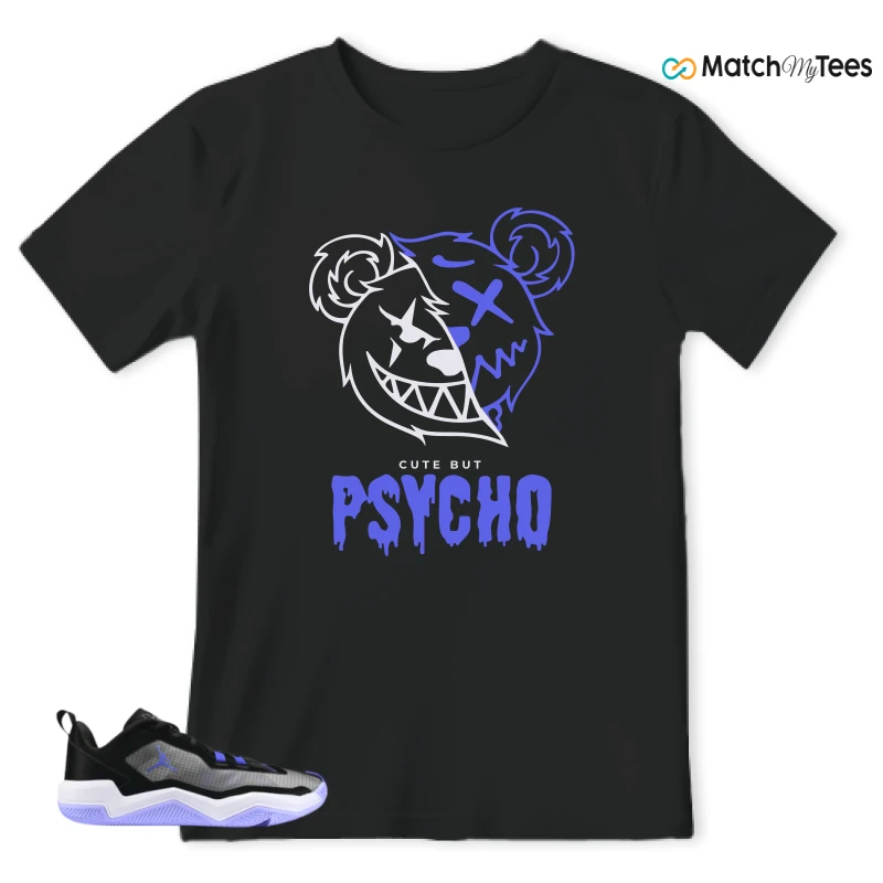Psycho Teddy Black matching T-shirt T-shirt