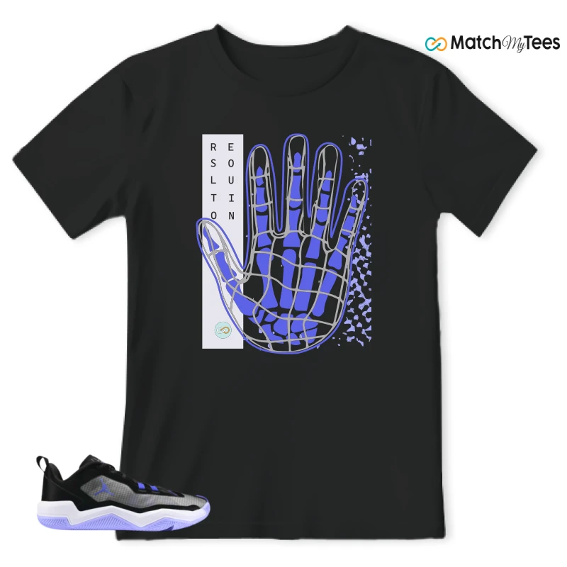 NIKE JORDAN ONE TAKE 4 PF PURPLE BLACK SNEAKER Matching Tees t-shirt