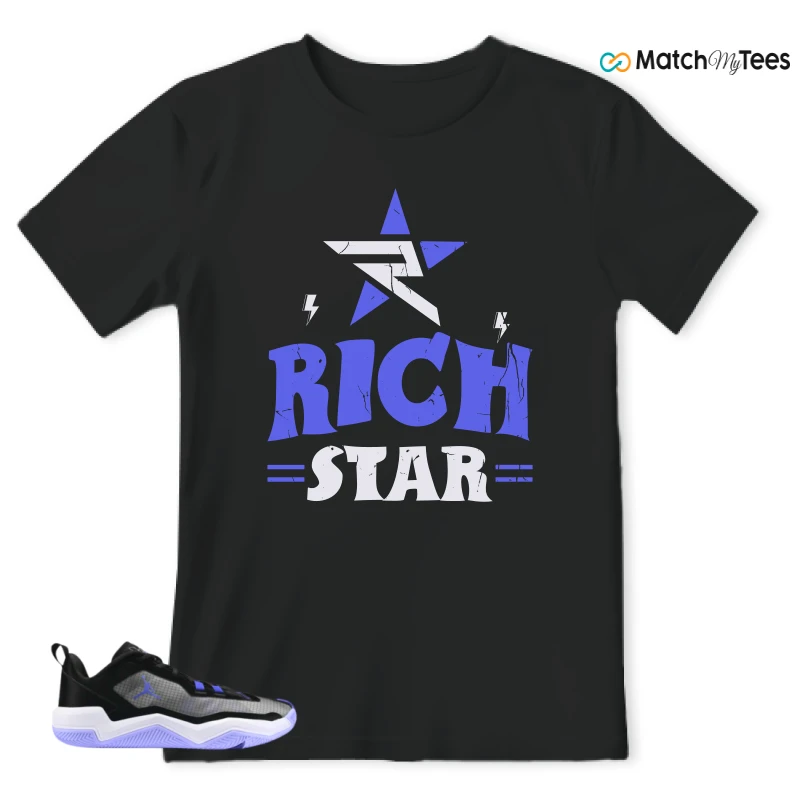 NIKE JORDAN ONE TAKE 4 PF PURPLE BLACK SNEAKER Matching Tees t-shirt