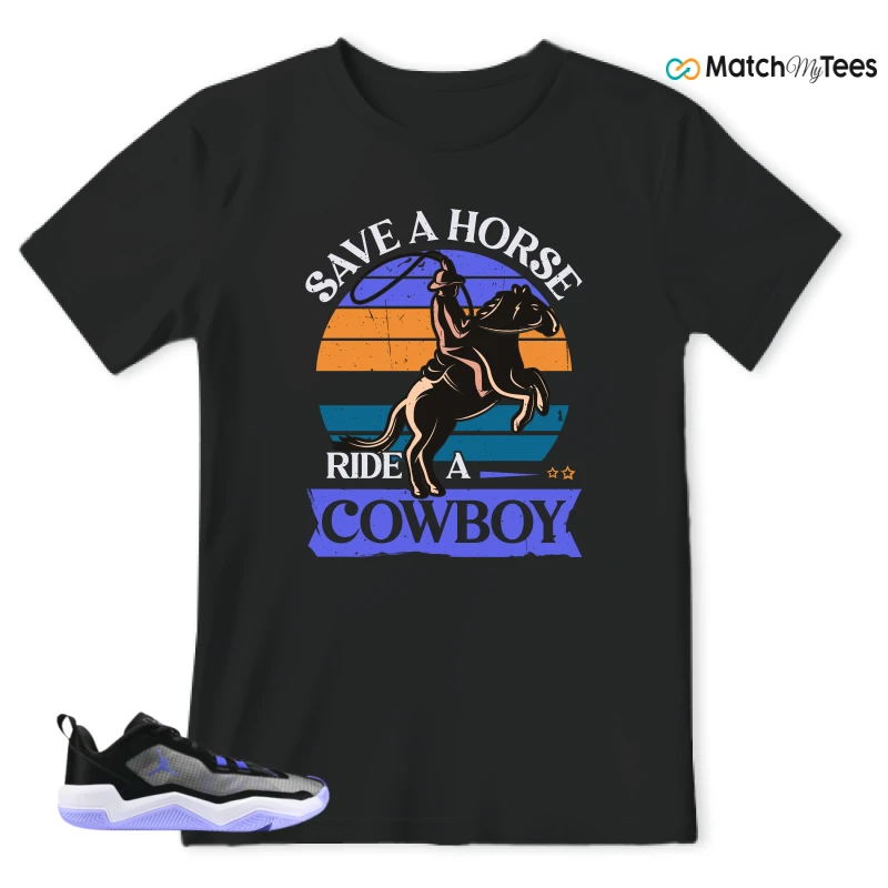 NIKE JORDAN ONE TAKE 4 PF PURPLE BLACK SNEAKER Matching Tees t-shirt