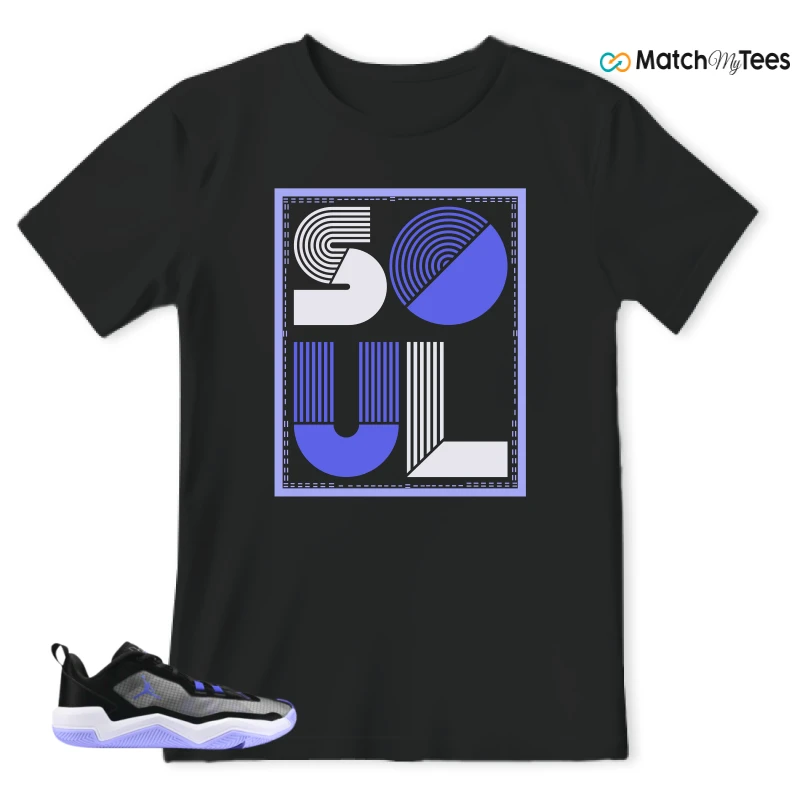 NIKE JORDAN ONE TAKE 4 PF PURPLE BLACK SNEAKER Matching Tees t-shirt