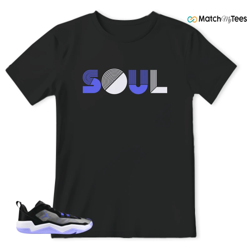NIKE JORDAN ONE TAKE 4 PF PURPLE BLACK SNEAKER Matching Tees t-shirt