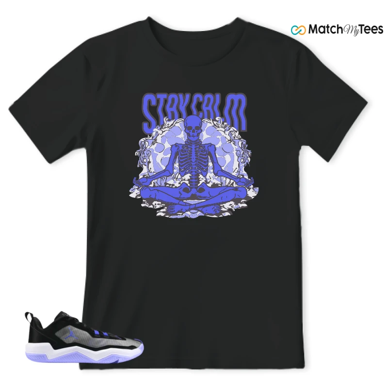Stay Calm2 Black matching T-shirt T-shirt