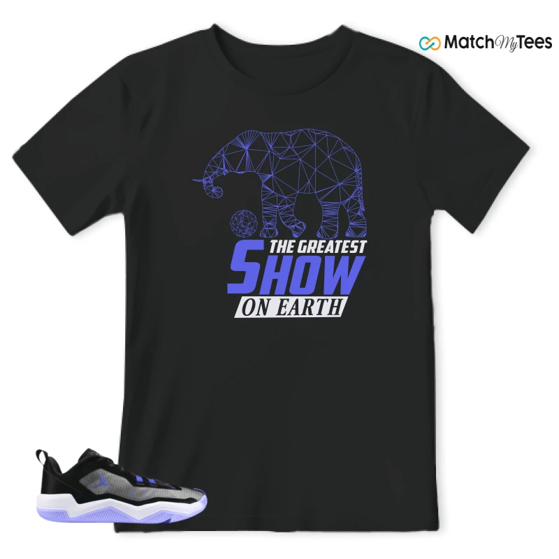 NIKE JORDAN ONE TAKE 4 PF PURPLE BLACK SNEAKER Matching Tees t-shirt