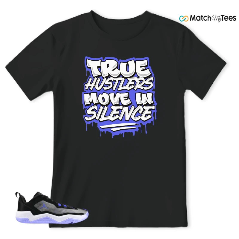 NIKE JORDAN ONE TAKE 4 PF PURPLE BLACK SNEAKER Matching Tees t-shirt