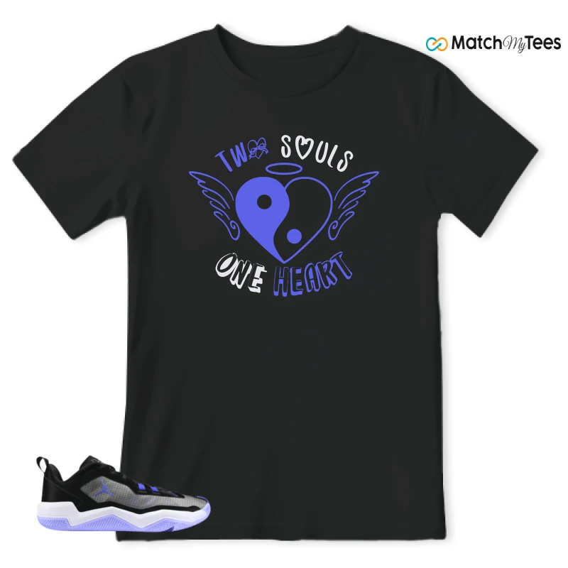 NIKE JORDAN ONE TAKE 4 PF PURPLE BLACK SNEAKER Matching Tees t-shirt