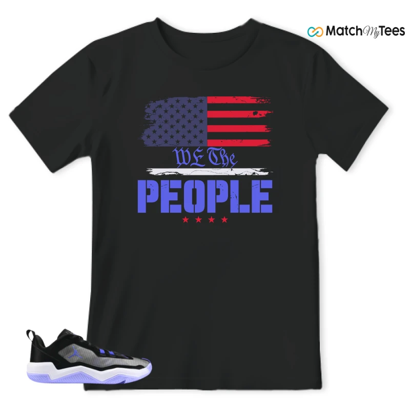 NIKE JORDAN ONE TAKE 4 PF PURPLE BLACK SNEAKER Matching Tees t-shirt