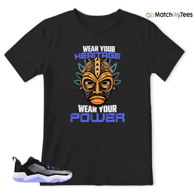 NIKE JORDAN ONE TAKE 4 PF PURPLE BLACK SNEAKER Matching Tees t-shirt