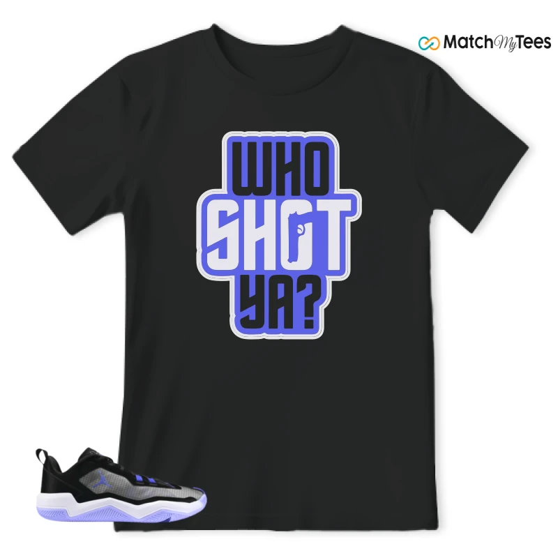 NIKE JORDAN ONE TAKE 4 PF PURPLE BLACK SNEAKER Matching Tees t-shirt