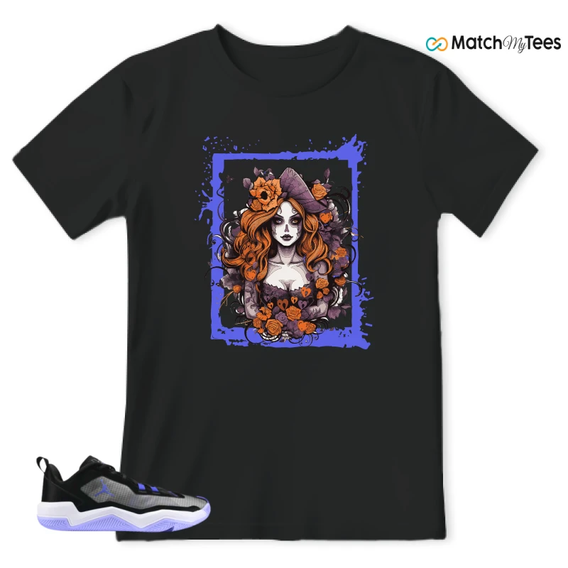 NIKE JORDAN ONE TAKE 4 PF PURPLE BLACK SNEAKER Matching Tees t-shirt