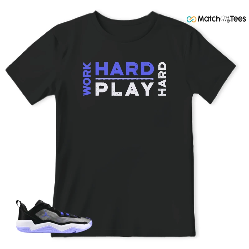 NIKE JORDAN ONE TAKE 4 PF PURPLE BLACK SNEAKER Matching Tees t-shirt