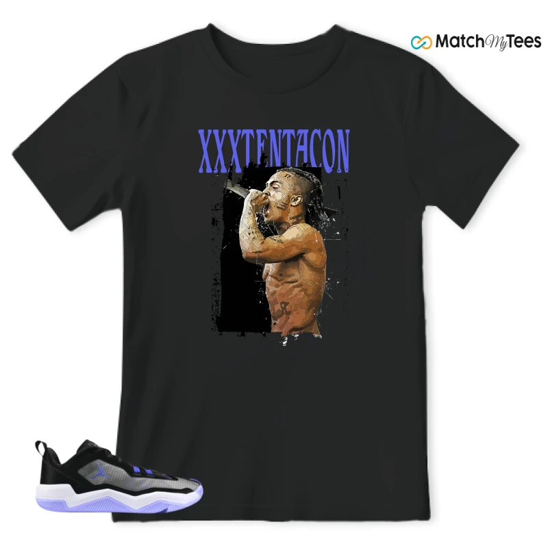 NIKE JORDAN ONE TAKE 4 PF PURPLE BLACK SNEAKER Matching Tees t-shirt