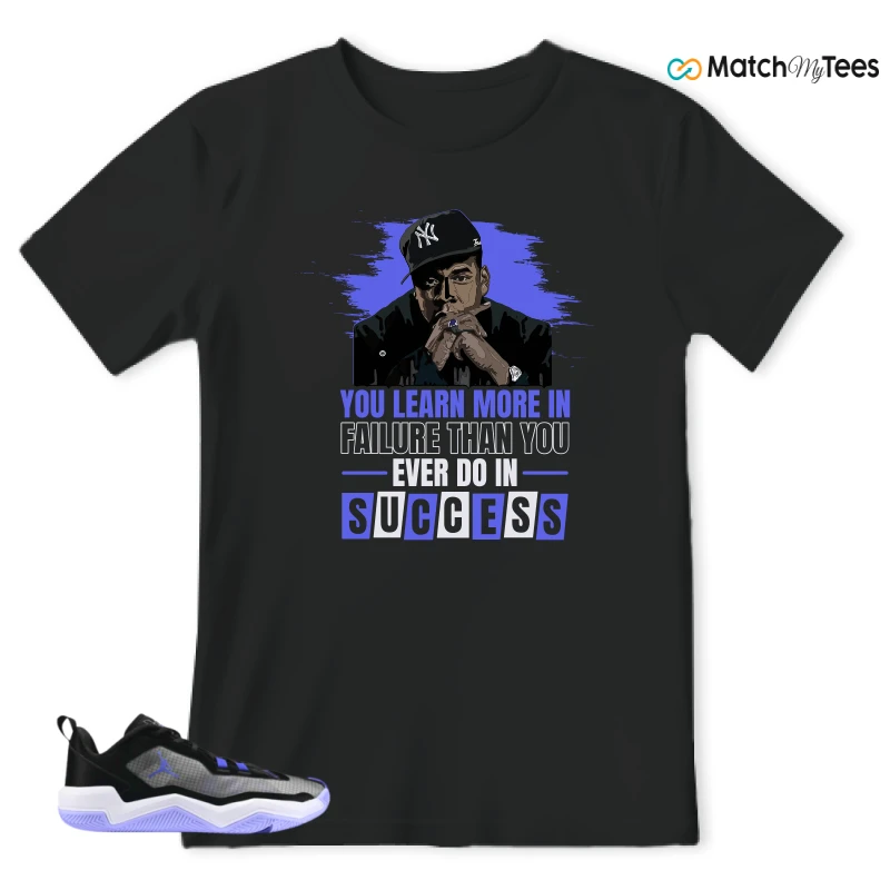 NIKE JORDAN ONE TAKE 4 PF PURPLE BLACK SNEAKER Matching Tees t-shirt