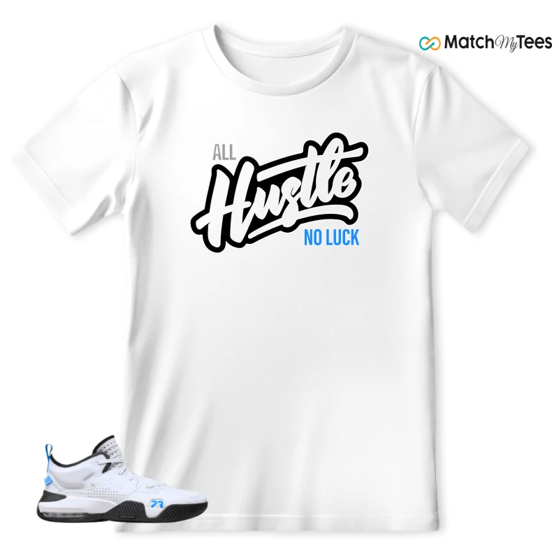 NIKE JORDAN STAY LOYAL 2 WHITE BLACK BLUE SNEAKER Matching Tees t-shirt