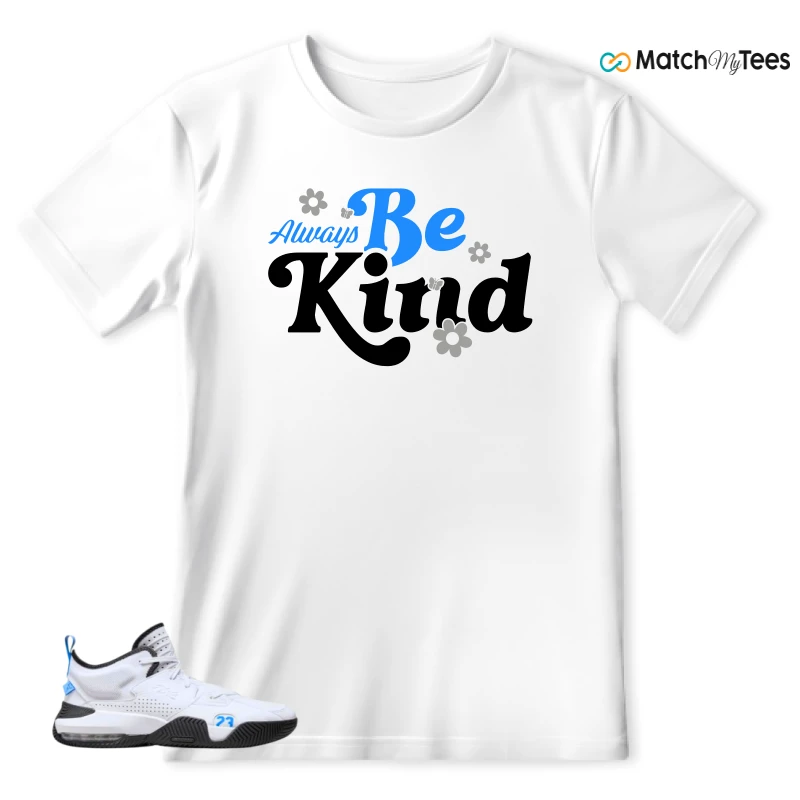 NIKE JORDAN STAY LOYAL 2 WHITE BLACK BLUE SNEAKER Matching Tees t-shirt