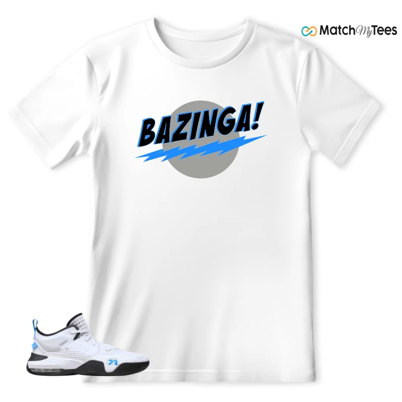 NIKE JORDAN STAY LOYAL 2 WHITE BLACK BLUE SNEAKER Matching Tees t-shirt