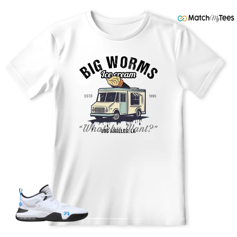 NIKE JORDAN STAY LOYAL 2 WHITE BLACK BLUE SNEAKER Matching Tees t-shirt