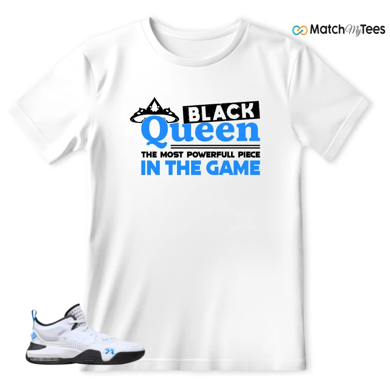 NIKE JORDAN STAY LOYAL 2 WHITE BLACK BLUE SNEAKER Matching Tees t-shirt