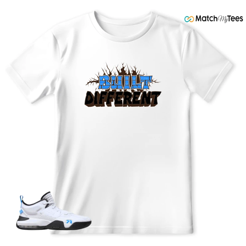 NIKE JORDAN STAY LOYAL 2 WHITE BLACK BLUE SNEAKER Matching Tees t-shirt