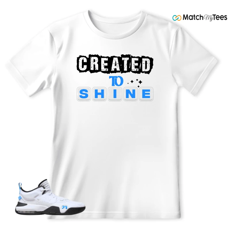 NIKE JORDAN STAY LOYAL 2 WHITE BLACK BLUE SNEAKER Matching Tees t-shirt
