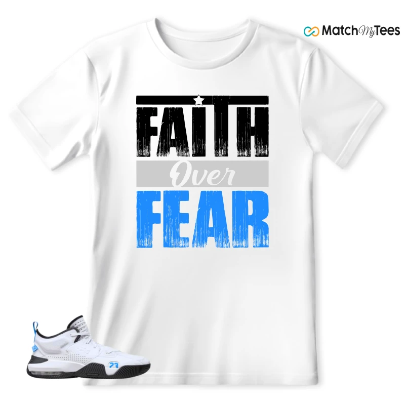 NIKE JORDAN STAY LOYAL 2 WHITE BLACK BLUE SNEAKER Matching Tees t-shirt