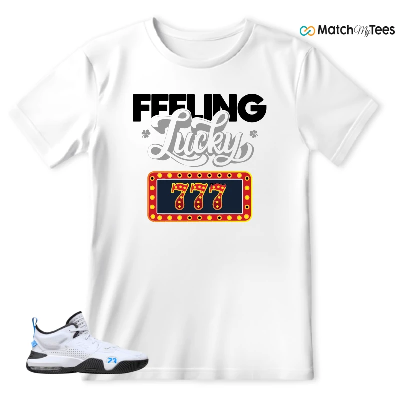 NIKE JORDAN STAY LOYAL 2 WHITE BLACK BLUE SNEAKER Matching Tees t-shirt