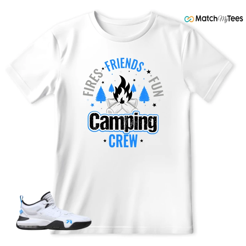 NIKE JORDAN STAY LOYAL 2 WHITE BLACK BLUE SNEAKER Matching Tees t-shirt