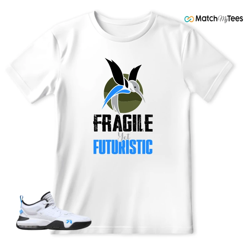 NIKE JORDAN STAY LOYAL 2 WHITE BLACK BLUE SNEAKER Matching Tees t-shirt