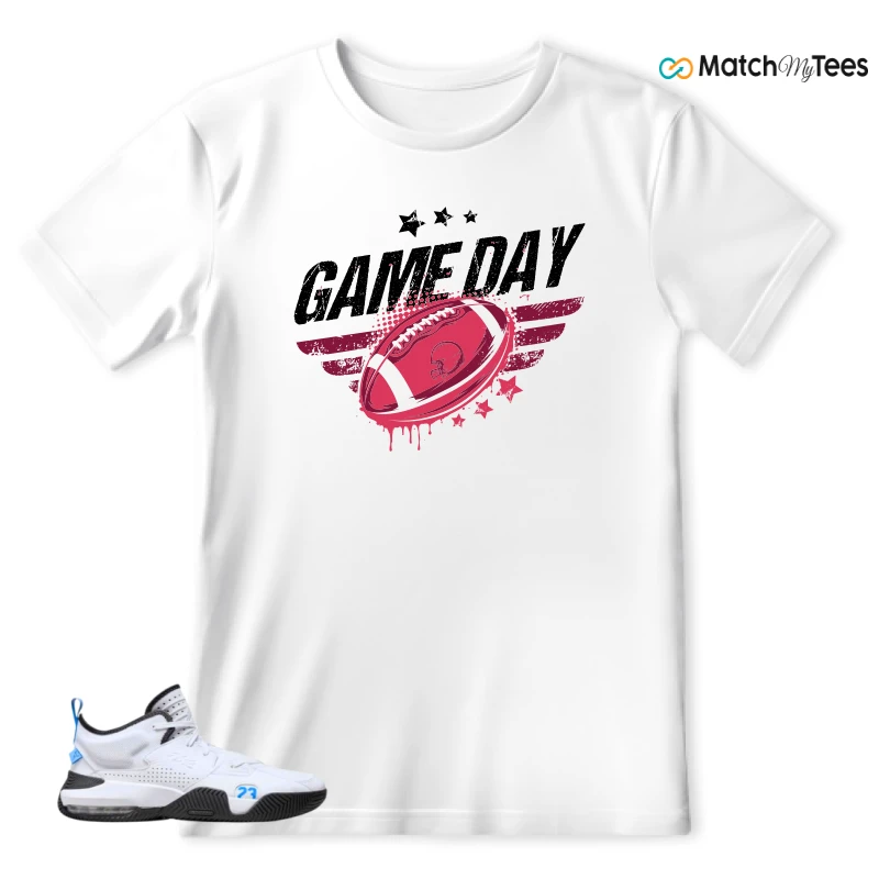 NIKE JORDAN STAY LOYAL 2 WHITE BLACK BLUE SNEAKER Matching Tees t-shirt