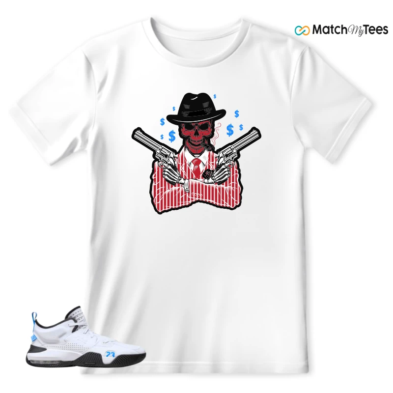 NIKE JORDAN STAY LOYAL 2 WHITE BLACK BLUE SNEAKER Matching Tees t-shirt