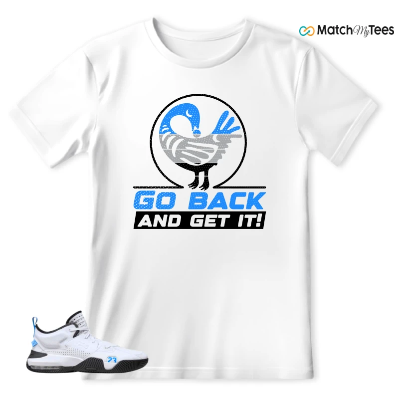 NIKE JORDAN STAY LOYAL 2 WHITE BLACK BLUE SNEAKER Matching Tees t-shirt