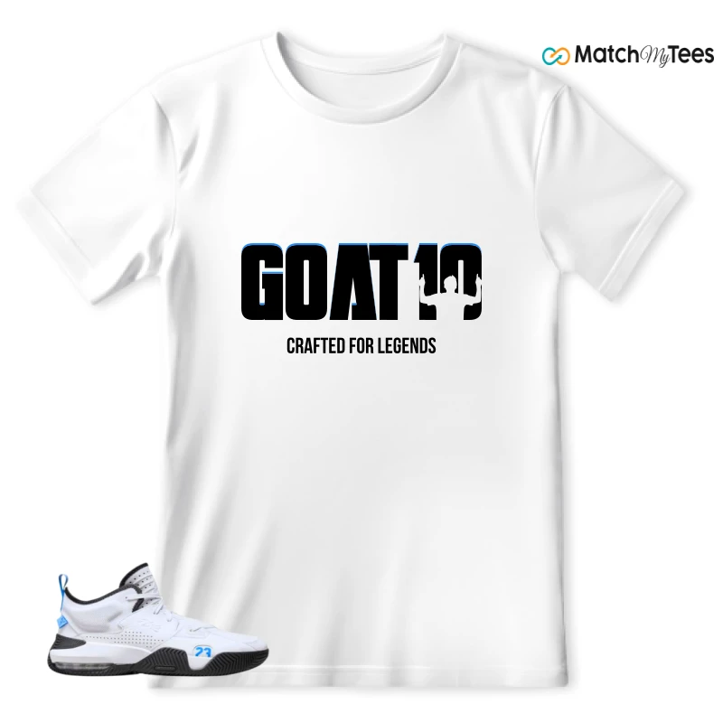 Goat 10 White matching T-shirt T-shirt