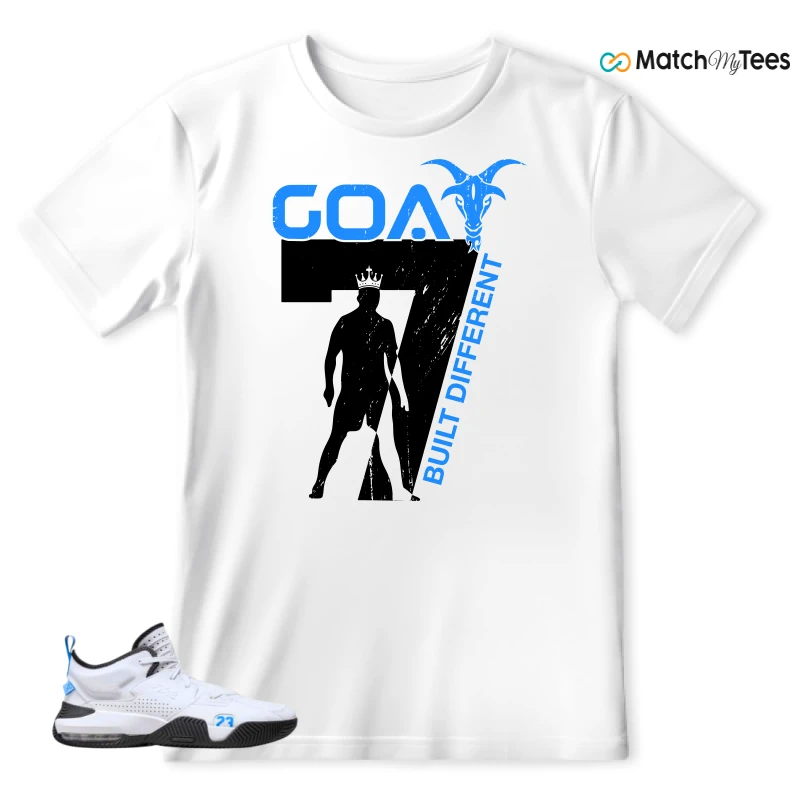 Goat 7 White matching T-shirt T-shirt