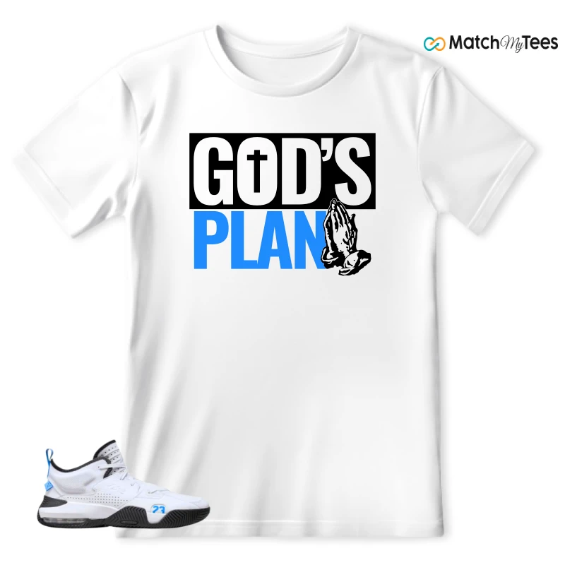 God's Plan White matching T-shirt T-shirt