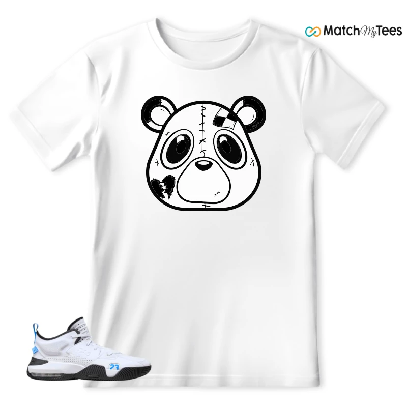 NIKE JORDAN STAY LOYAL 2 WHITE BLACK BLUE SNEAKER Matching Tees t-shirt