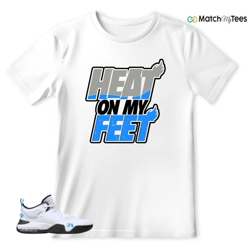 NIKE JORDAN STAY LOYAL 2 WHITE BLACK BLUE SNEAKER Matching Tees t-shirt