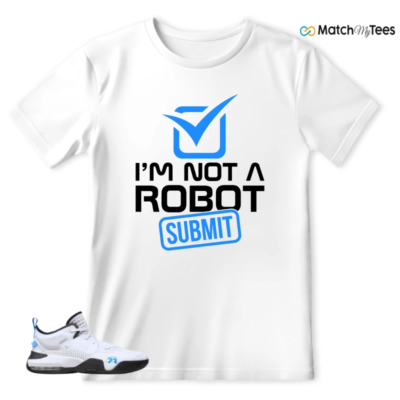 NIKE JORDAN STAY LOYAL 2 WHITE BLACK BLUE SNEAKER Matching Tees t-shirt