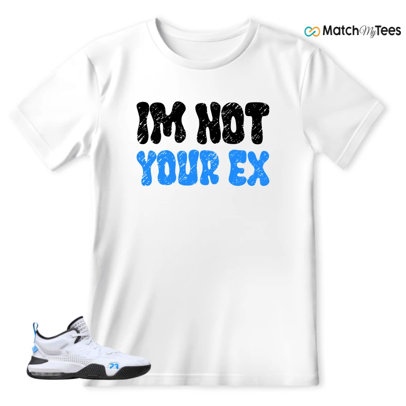 NIKE JORDAN STAY LOYAL 2 WHITE BLACK BLUE SNEAKER Matching Tees t-shirt