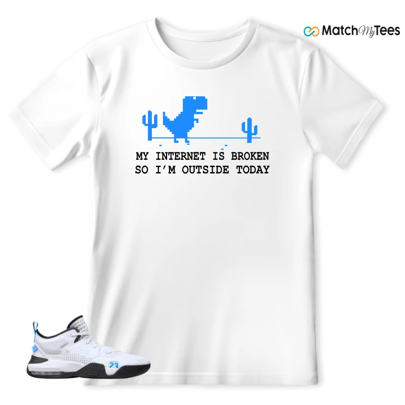 NIKE JORDAN STAY LOYAL 2 WHITE BLACK BLUE SNEAKER Matching Tees t-shirt
