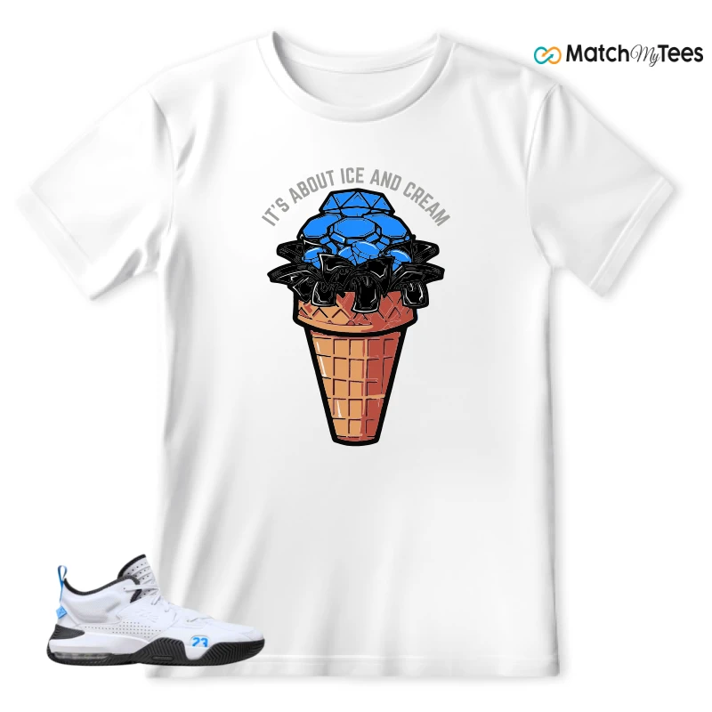 NIKE JORDAN STAY LOYAL 2 WHITE BLACK BLUE SNEAKER Matching Tees t-shirt