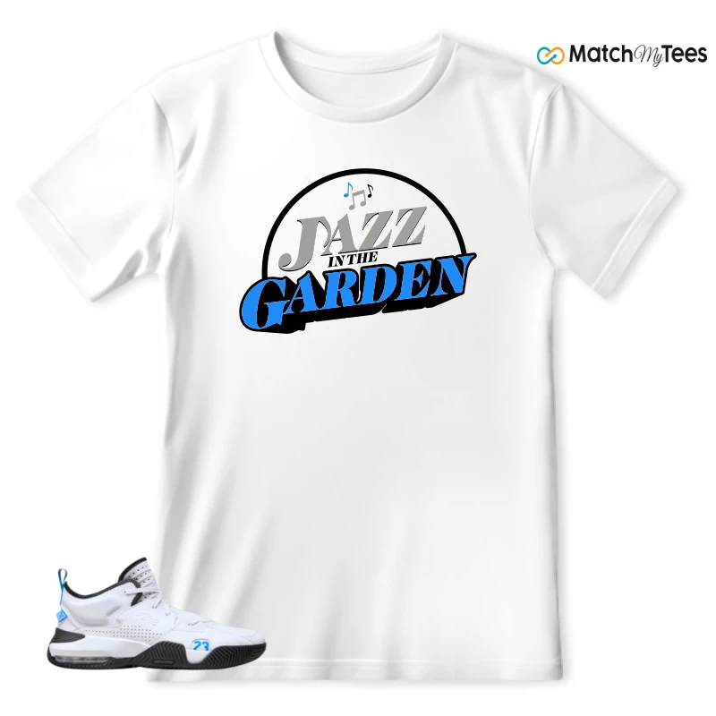 NIKE JORDAN STAY LOYAL 2 WHITE BLACK BLUE SNEAKER Matching Tees t-shirt