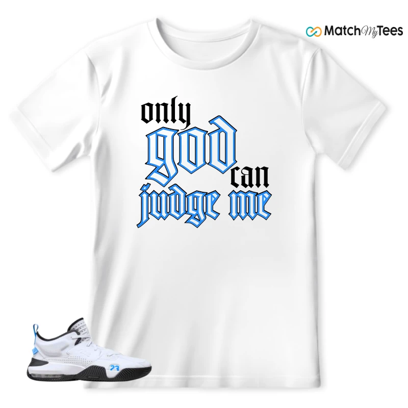 NIKE JORDAN STAY LOYAL 2 WHITE BLACK BLUE SNEAKER Matching Tees t-shirt