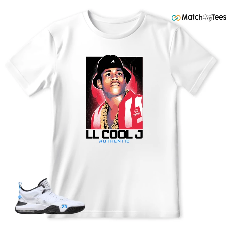 NIKE JORDAN STAY LOYAL 2 WHITE BLACK BLUE SNEAKER Matching Tees t-shirt