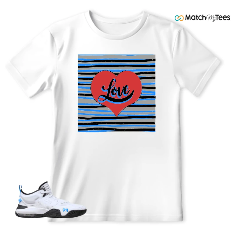Love White matching T-shirt T-shirt