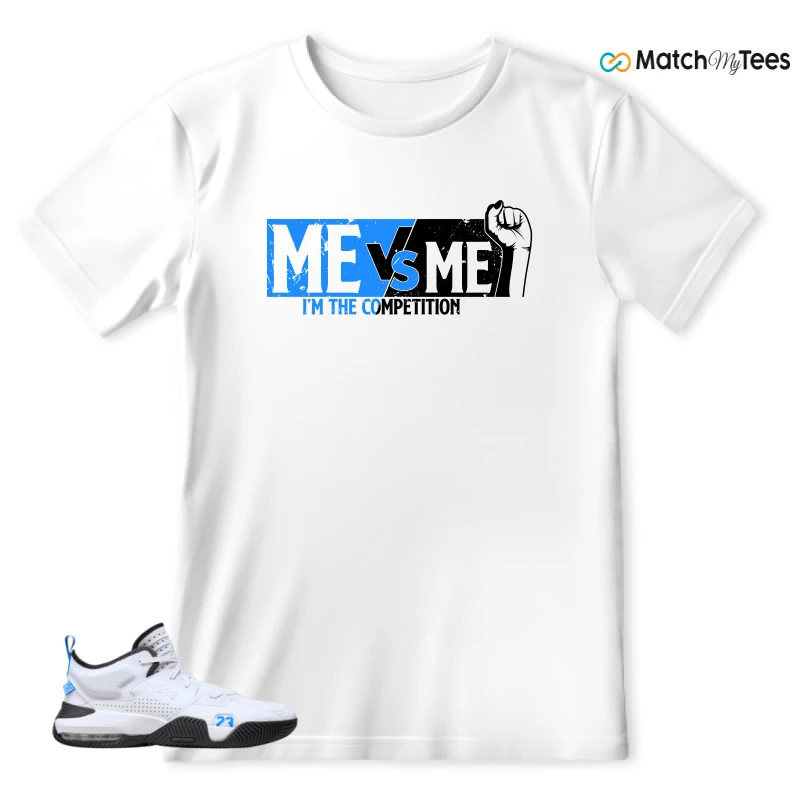 NIKE JORDAN STAY LOYAL 2 WHITE BLACK BLUE SNEAKER Matching Tees t-shirt